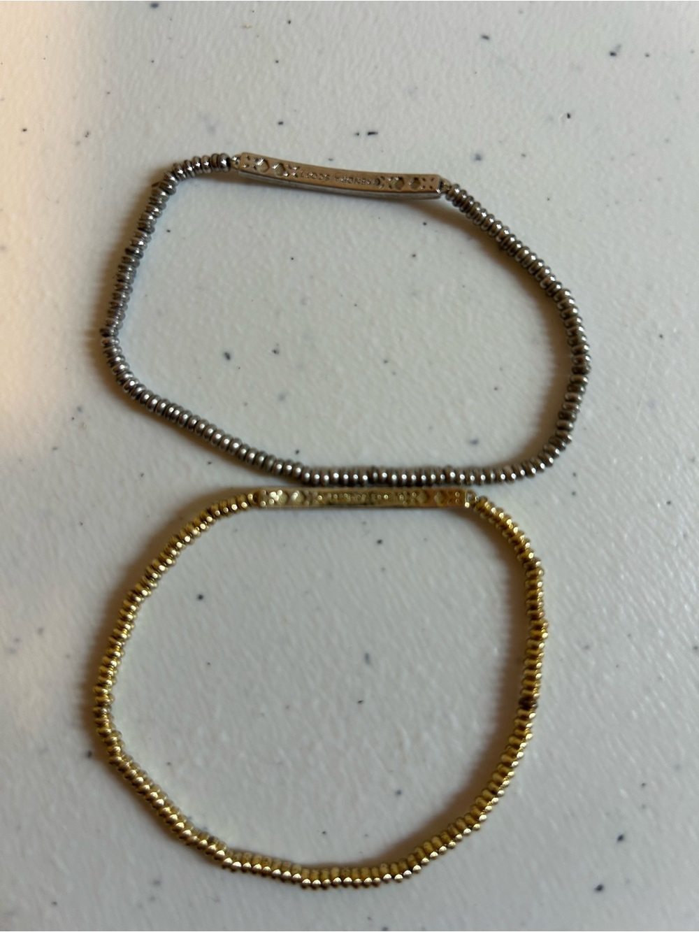 Kendra Scott lot of Addison Stretch Bracelets in Silver and Gold - Picture 3 of 4
